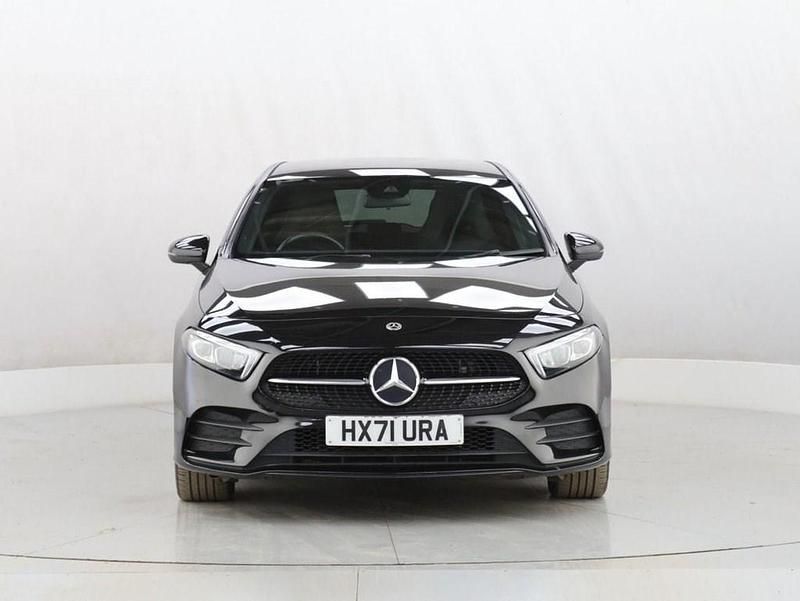 Used Mercedes A250 AMG line 218 HP (160 kW) 2021 Black Hatchback