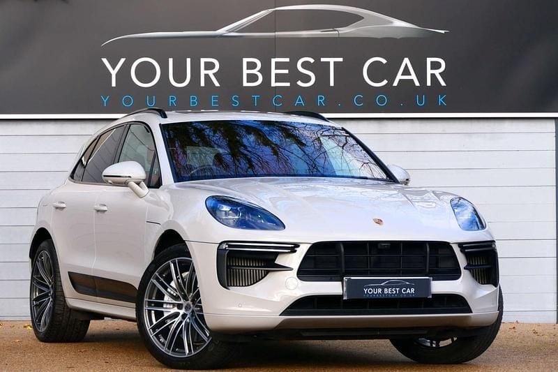 Grey Used 2021 Porsche Macan Turbo SUV | £54,977 (Fair price) - Image 1/2