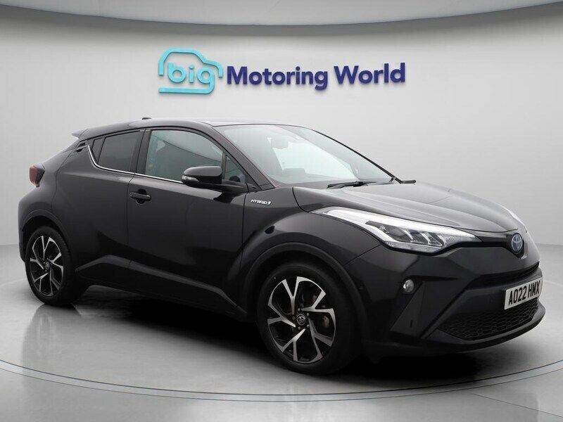 Black Used 2022 Toyota C-HR Design SUV | £18,700 (Good price) - Image 1/4