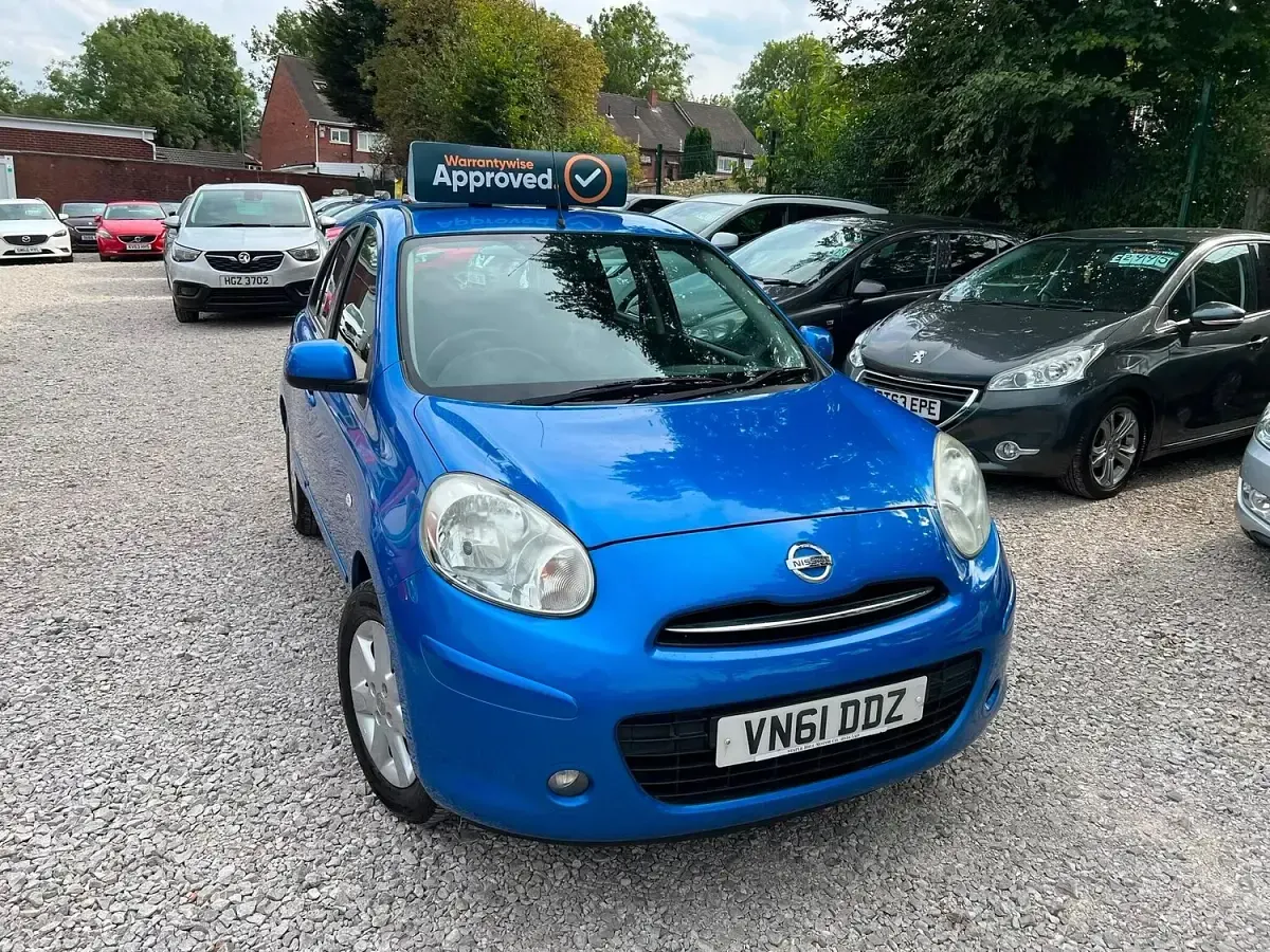 Used Nissan Micra Acenta 98 HP (72 kW) 2011 Blue Hatchback