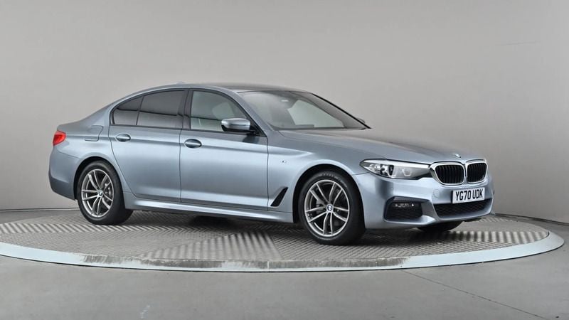 Blue Used 2020 BMW 520 M Sport Sedan | £19,998 (Good price) - Image 1/4