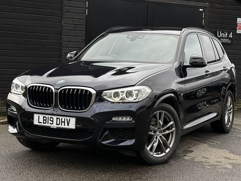 Black Used 2019 BMW X3 M Sport SUV | £21,990 (Good price) - Image 1/4
