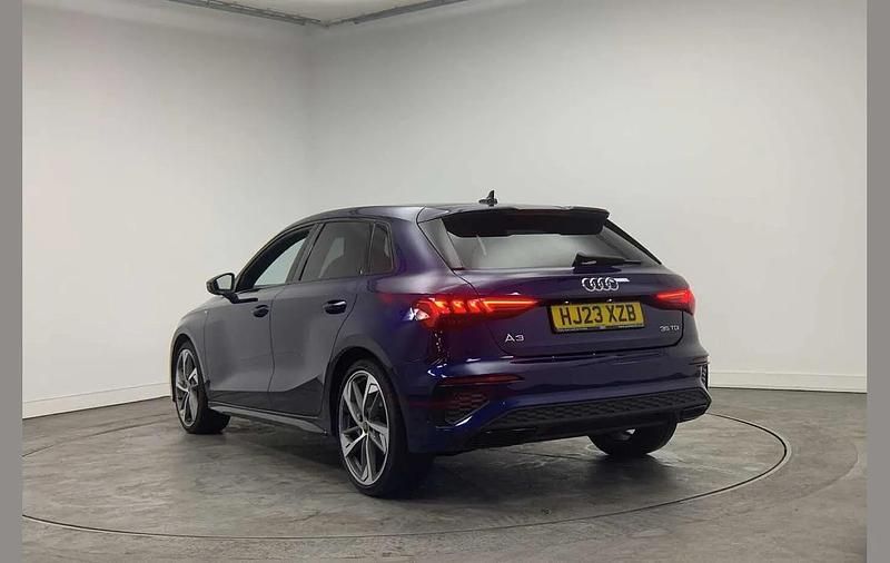 Used Audi A3 Comfort 150 HP (110 kW) 2023 Blue Sedan