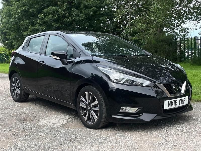 Black Used 2018 Nissan Micra Acenta Hatchback | £5,750 (Fair price) - Image 1/4