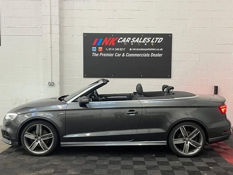 Used Audi A3 Cabriolet S-Line 150 HP (110 kW) 2018 Grey Cabriolet
