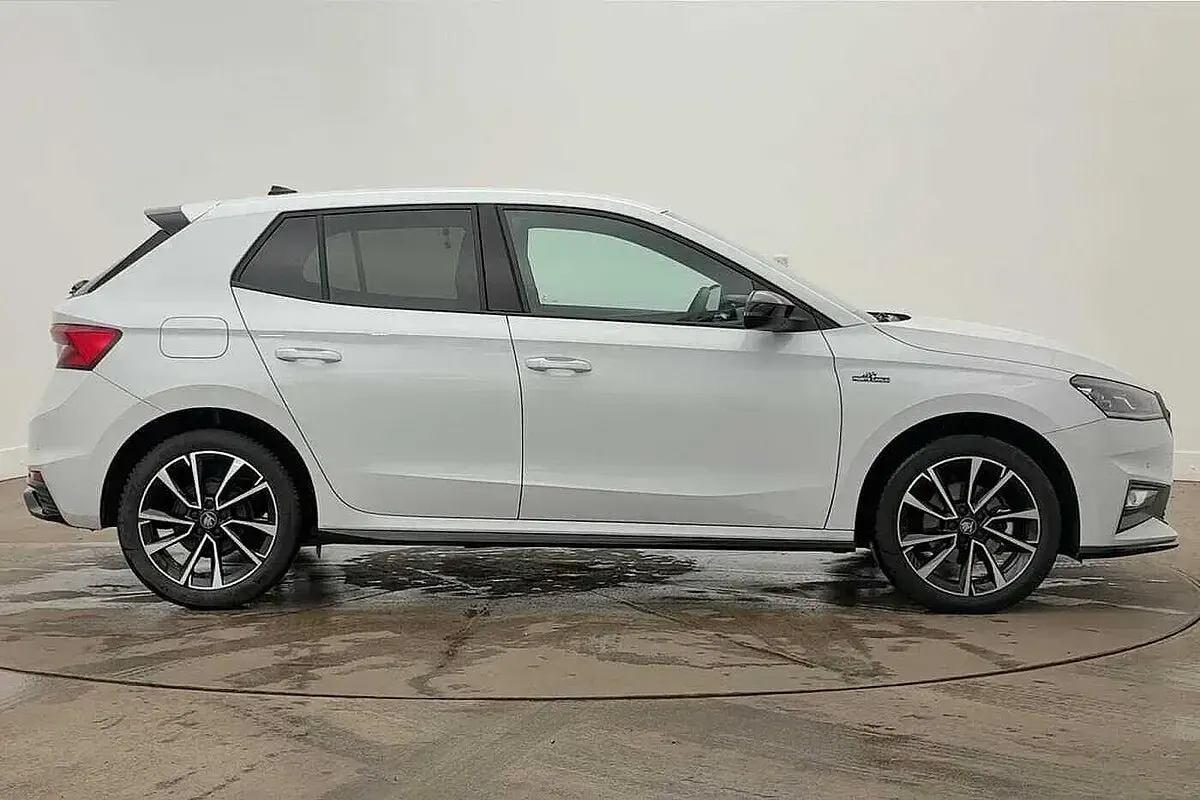 Used Skoda Fabia Monte Carlo 85 HP (62 kW) 2025 Moon white metallic Hatchback