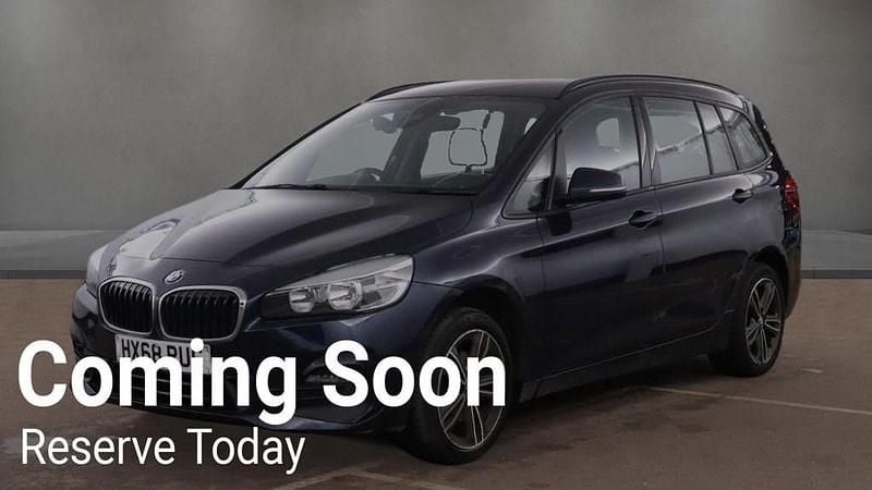 Used BMW 216 Sport Line 116 HP (85 kW) 2018 Blue MPV