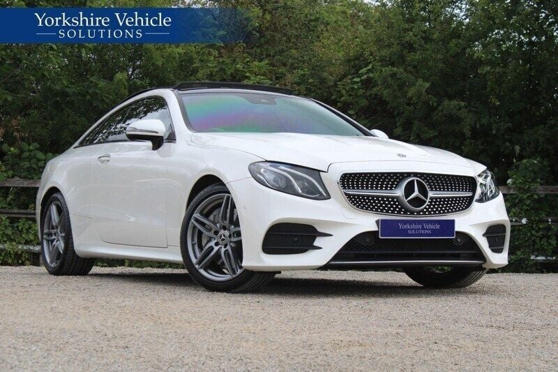 White Used 2018 Mercedes E300 AMG Line Premium Coupe | £22,489 (Good price) - Image 1/4