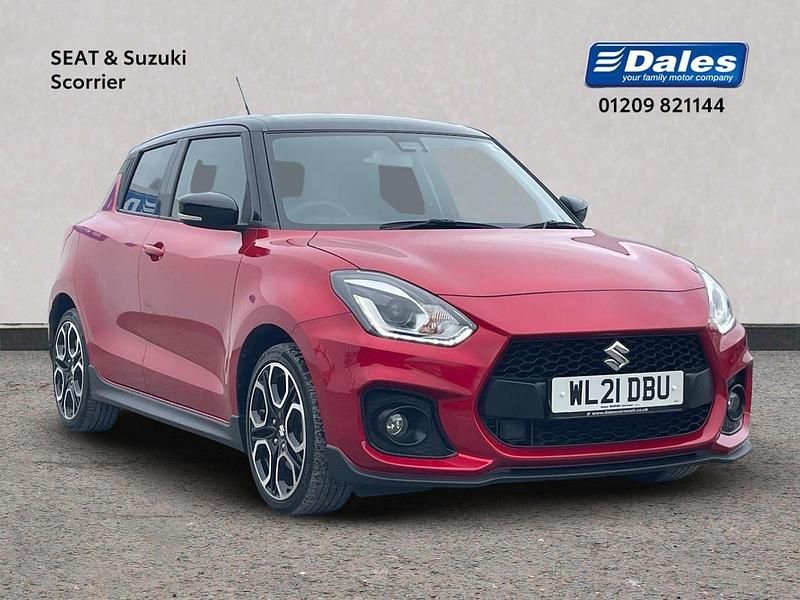 Burning red/black roof Used 2021 Suzuki Swift Sport Hatchback | £15,000 (Fair price) - Image 1/4