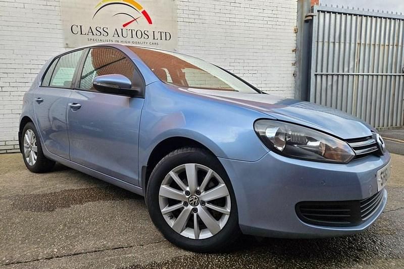 Used VW Golf VI Match 105 HP (77 kW) 2011 Blue Hatchback