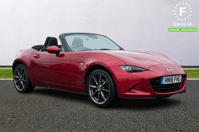 Red Used 2016 Mazda MX5 Inclusive Cabriolet | £12,899 (Good price) - Image 1/4