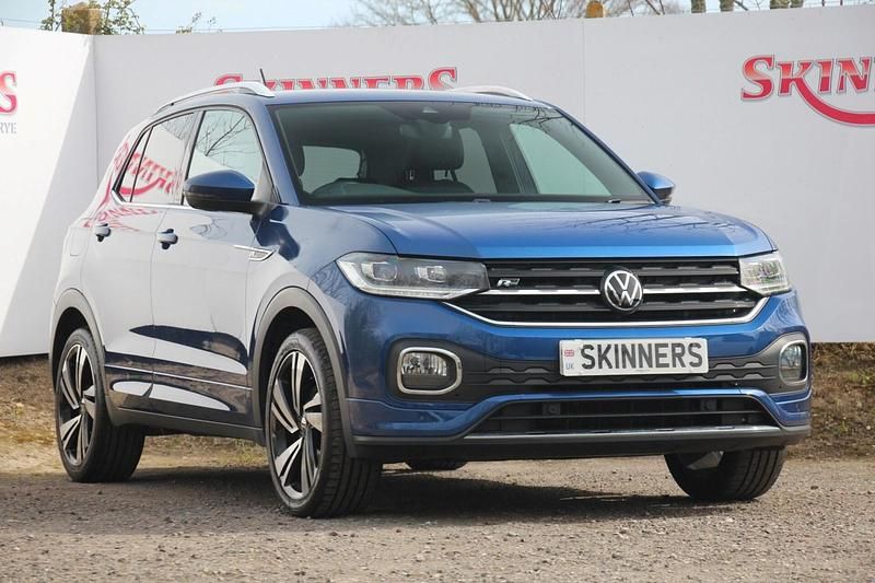 Used VW T-Cross R-line 150 HP (110 kW) 2021 Blue SUV