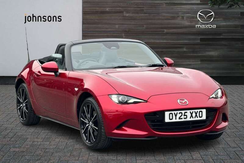 Red Used 2025 Mazda MX5 Exclusive-Line Cabriolet | £29,890 (Expensive) - Image 1/4
