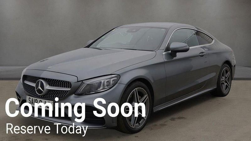 Grey Used 2019 Mercedes C220 AMG Line Premium Coupe | £18,490 (Fair price) - Image 1/2
