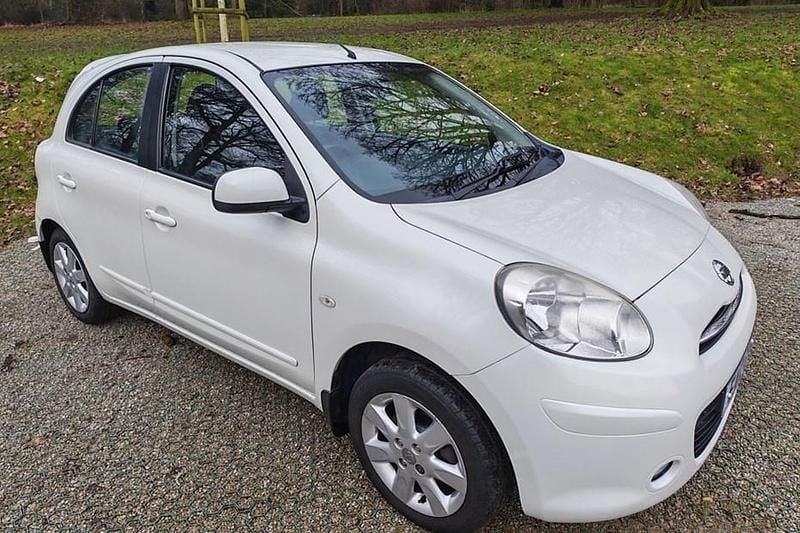 White Used 2012 Nissan Micra Acenta Hatchback | £3,995 (Good price) - Image 1/1