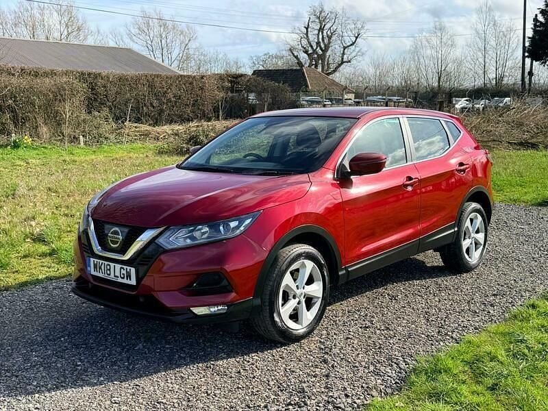 Used Nissan Qashqai Acenta 110 HP (80 kW) 2018 Red SUV