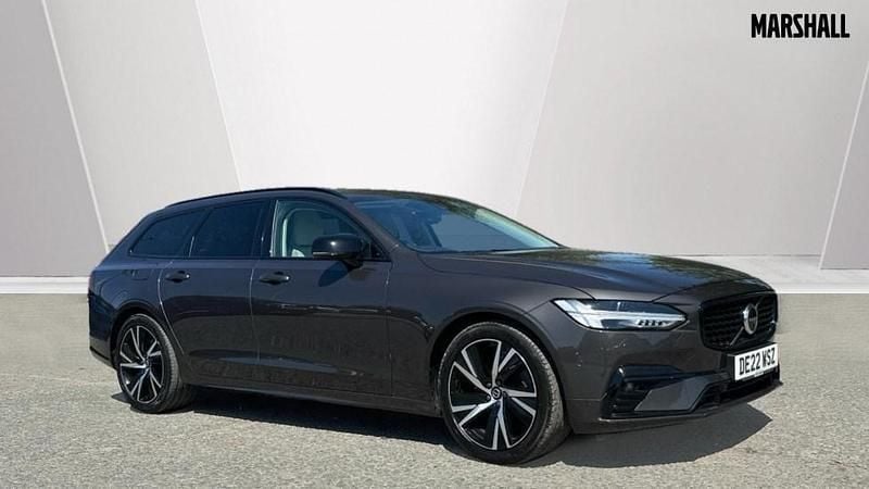 Platinum grey Used 2022 Volvo V90 Plus Estate | £25,075 (Super price) - Image 1/4