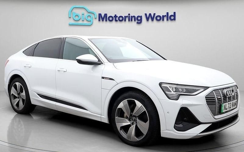Used Audi e-tron Sportback S-Line 300 kW (408 HP) 2022 White SUV