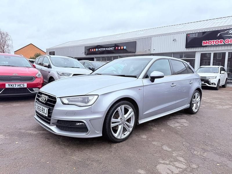 Silver Used 2015 Audi A3 Sportback S-Line Hatchback | £6,875 (Fair price) - Image 1/4