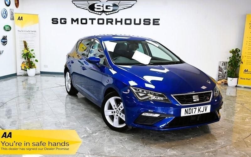 Blue Used 2017 Seat Leon FR Hatchback | £12,985 (Fair price) - Image 1/4
