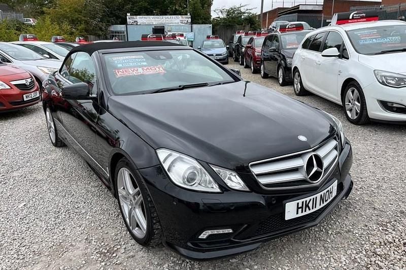 Black Used 2011 Mercedes E350 Cabriolet | £5,495 (Fair price) - Image 1/1