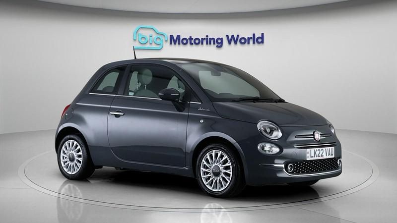 Grey Used 2022 Fiat 500 Dolcevita Hatchback | £9,400 (Fair price) - Image 1/4