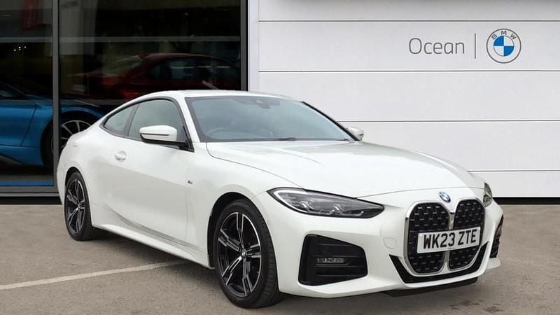 White Used 2023 BMW 420 M Sport Coupe | £28,950 (Super price) - Image 1/4