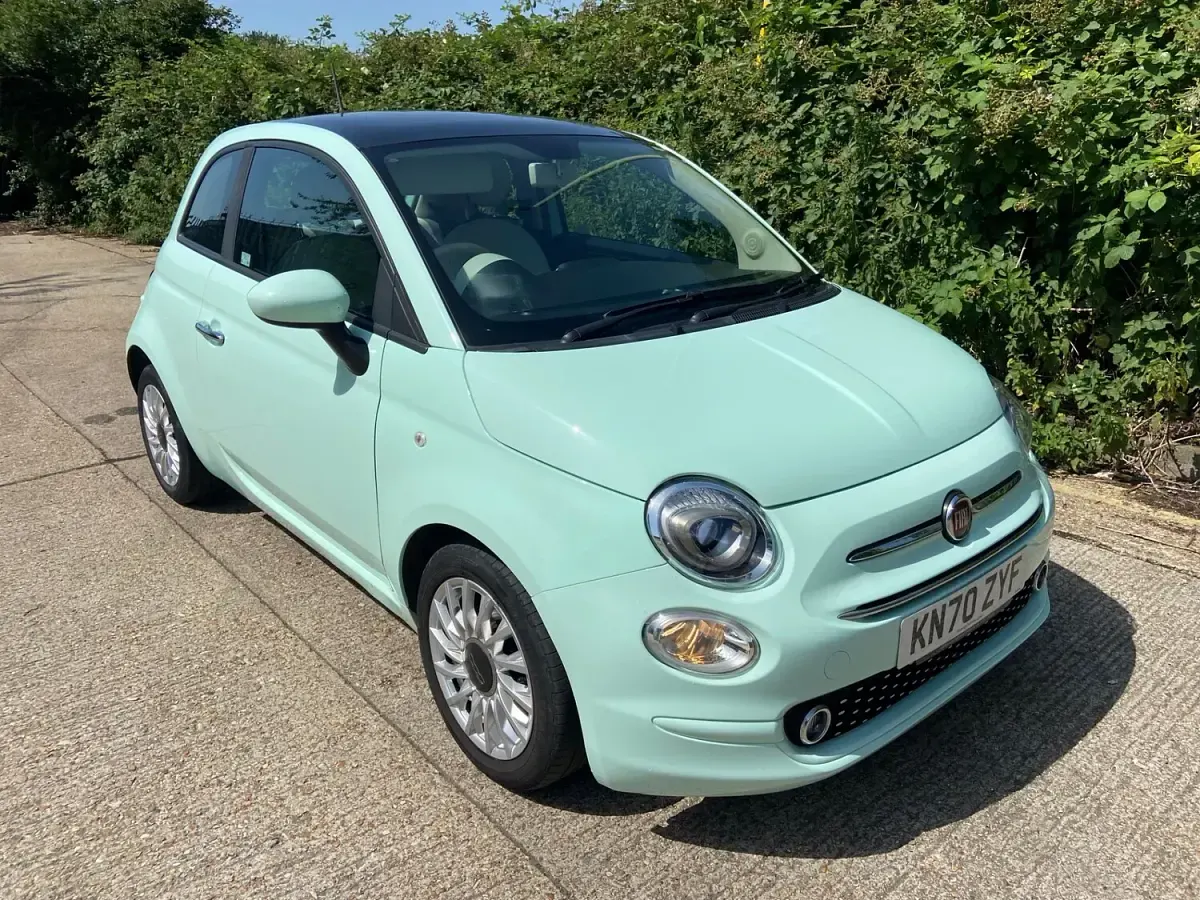 Used Fiat 500 Lounge 69 HP (50 kW) 2020 Green Hatchback