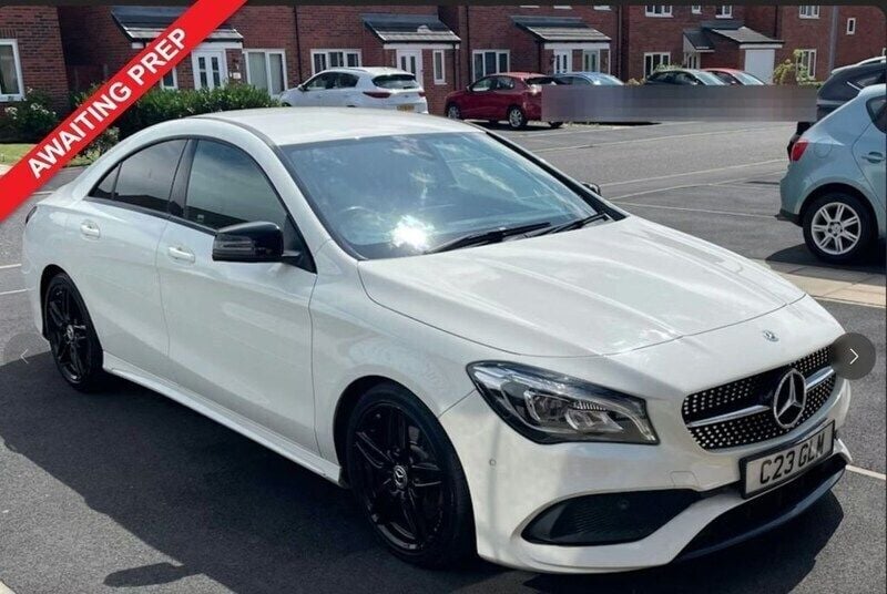 White Used 2017 Mercedes CLA220 AMG line Sedan | £12,995 (Fair price) - Image 1/4