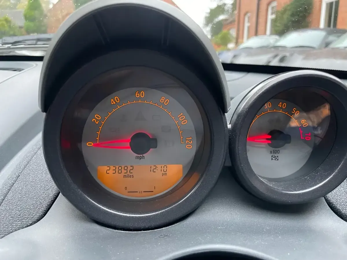 Used Smart Roadster 80 HP (58 kW) 2004 Black Cabriolet