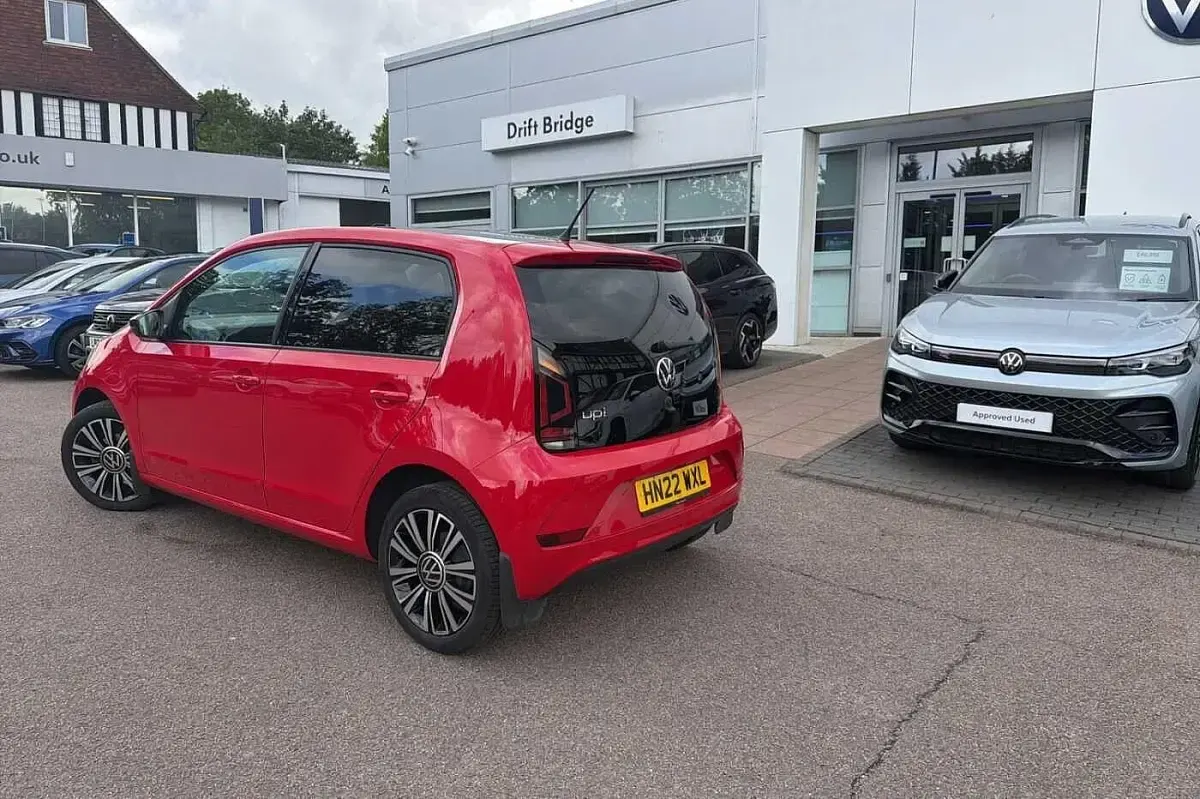 Used VW up! Black Edition 65 HP (47 kW) 2022 Red Hatchback