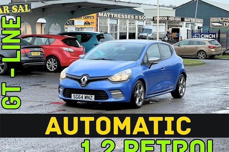 Used Renault Clio IV GT-Line 75 HP (55 kW) 2014 Blue Hatchback