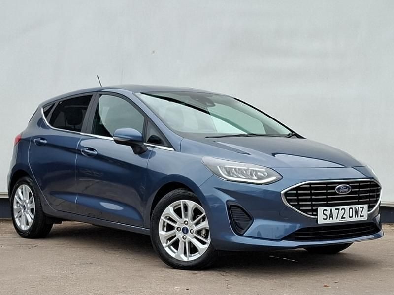 Blue Used 2022 Ford Fiesta Titanium Hatchback | £15,998 (Fair price) - Image 1/4