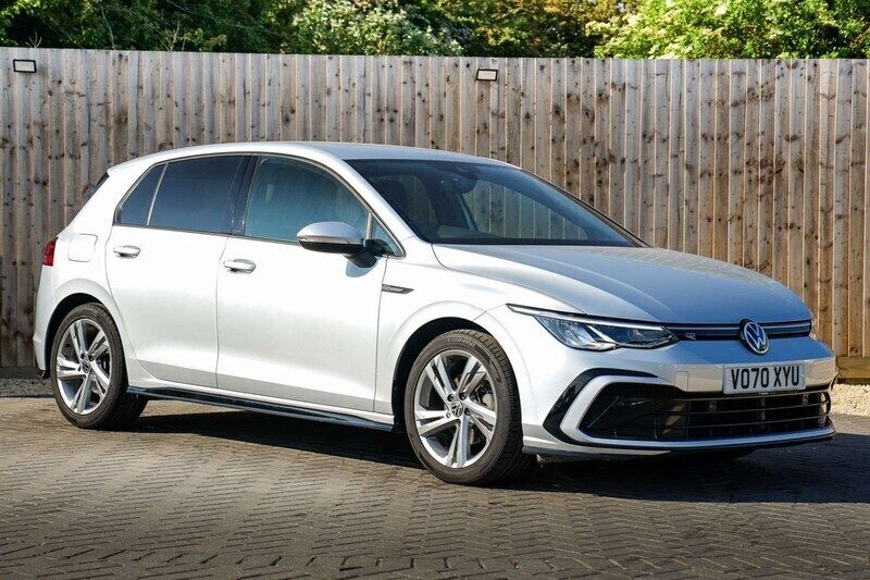 Silver Used 2020 VW Golf VIII R-line Hatchback | £19,495 (A bit pricey) - Image 1/4