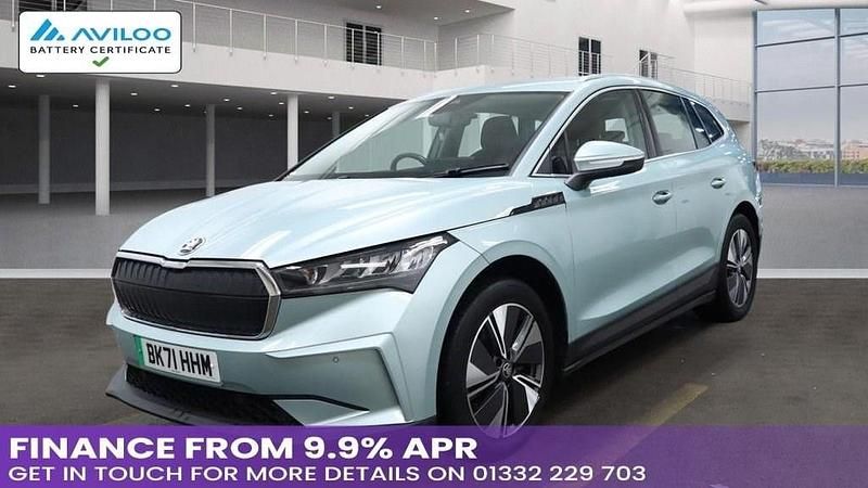 Silver Used 2021 Skoda Enyaq iV SUV | £18,685 (Good price) - Image 1/4