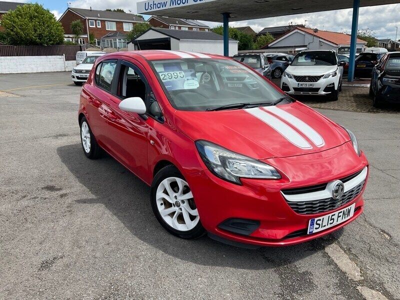 Red Used 2015 Vauxhall Corsa Hatchback | £2,995 (Good price) - Image 1/4