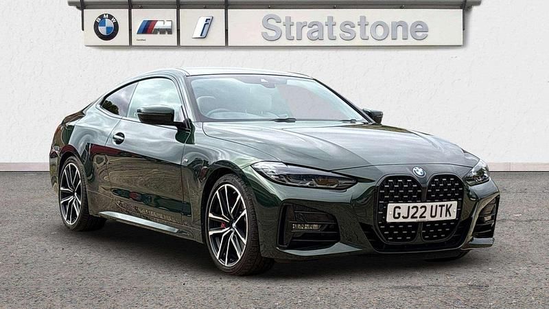 Green Used 2022 BMW 420 M Sport Coupe | £25,990 (Fair price) - Image 1/3