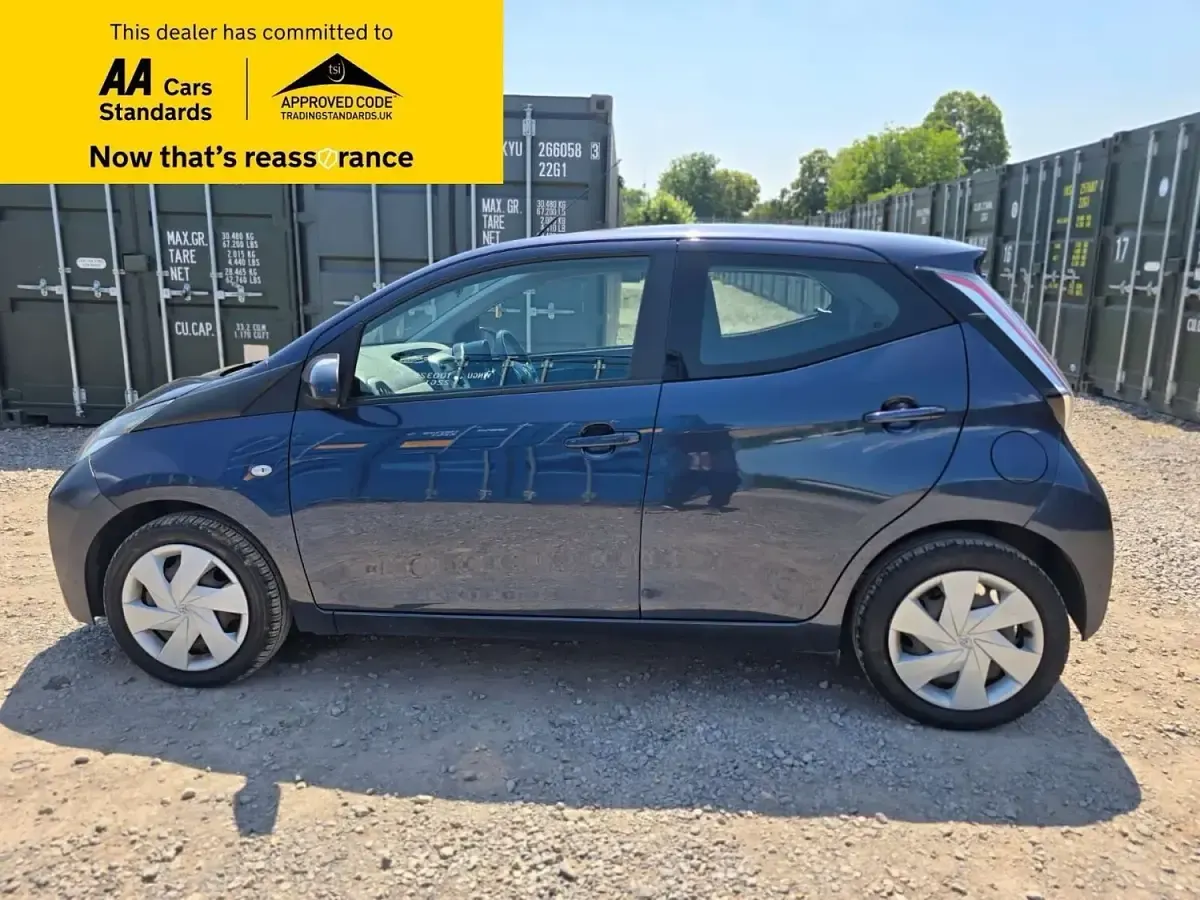 Used Toyota Aygo X-play 68 HP (50 kW) 2016 Blue Hatchback