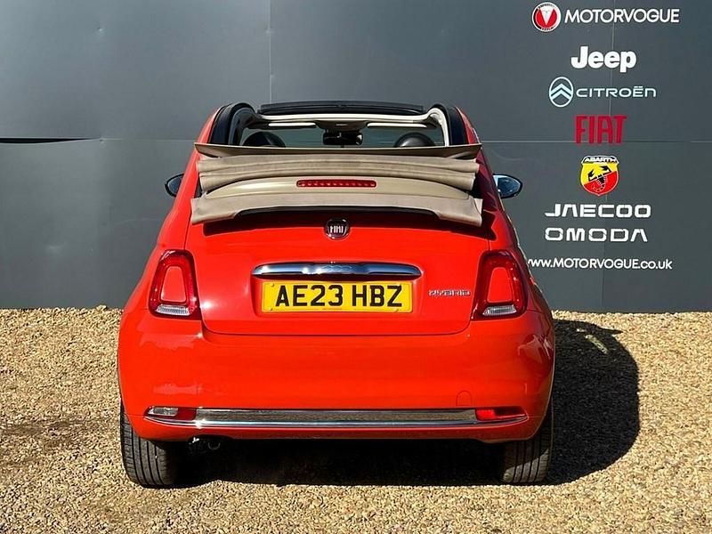Used Fiat 500 70 HP (51 kW) 2023 Silica orange Cabriolet