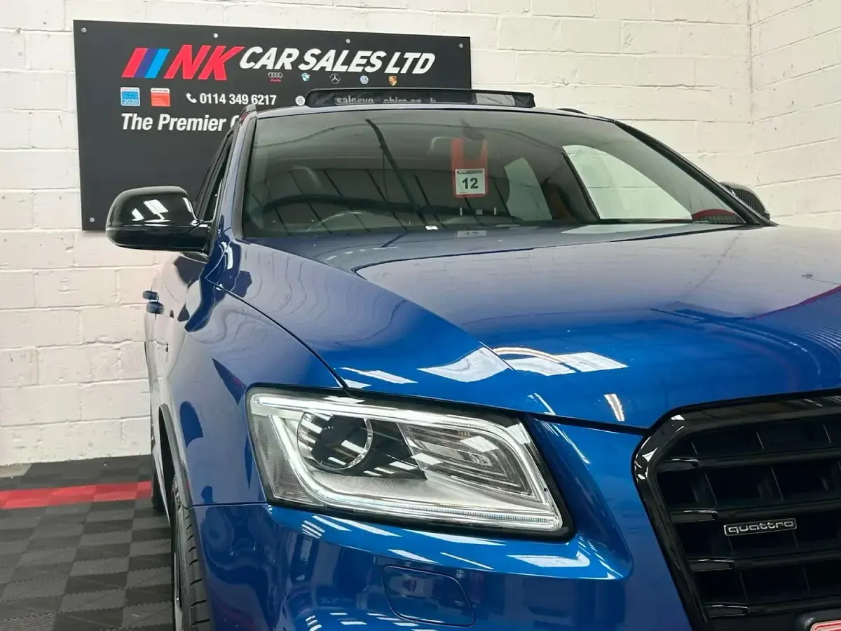 Used Audi Q5 S-line plus 190 HP (139 kW) 2016 Blue SUV