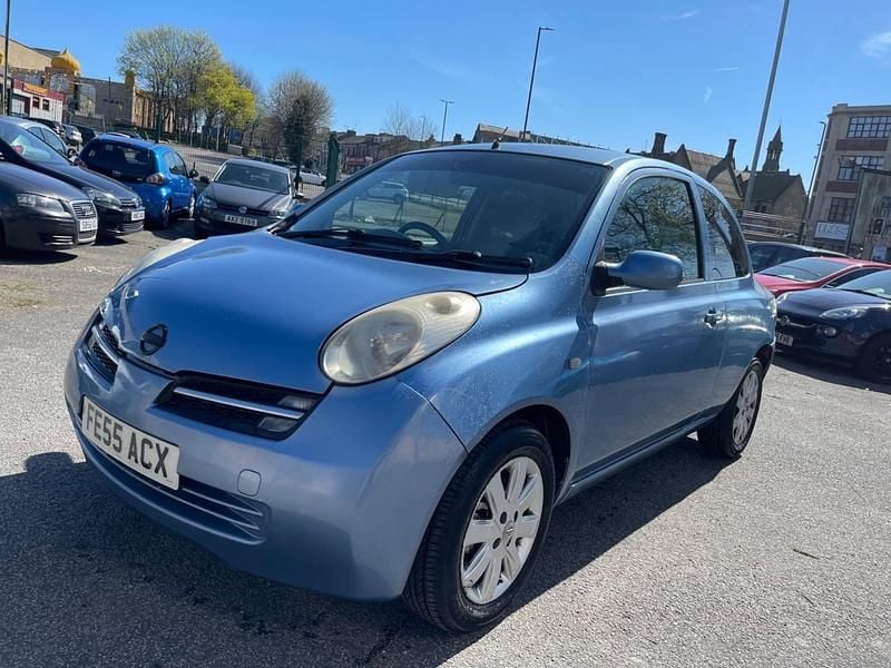 Begagnad Nissan Micra 88 HK (64 kW) 2006 Blå Halvkombi