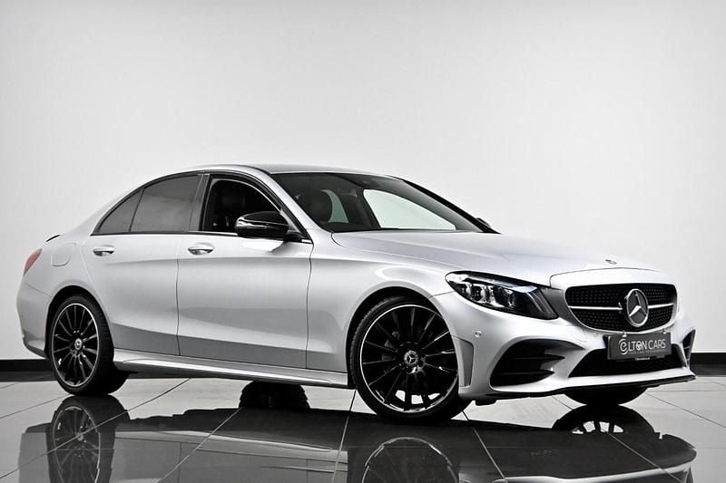 Silver Used 2020 Mercedes C220 AMG line Sedan | £19,995 (Fair price) - Image 1/4