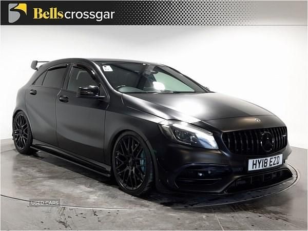 Black Used 2018 Mercedes A45 AMG Premium Hatchback | £22,995 (Good price) - Image 1/4