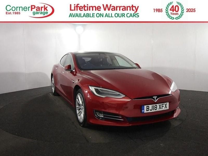 Red Used 2018 Tesla Model S Hatchback | £14,499 (Good price) - Image 1/4