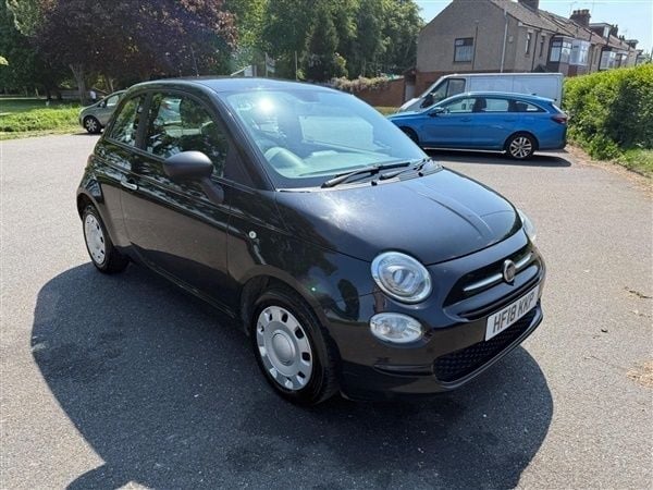 Black Used 2018 Fiat 500 Pop Hatchback | £3,795 (Fair price) - Image 1/1