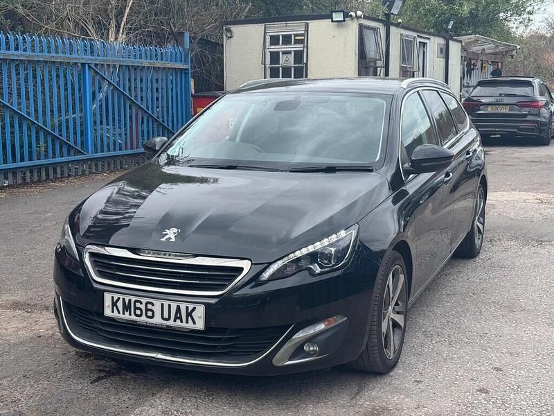 Used Peugeot 308 Allure 150 HP (110 kW) 2016 Black Estate