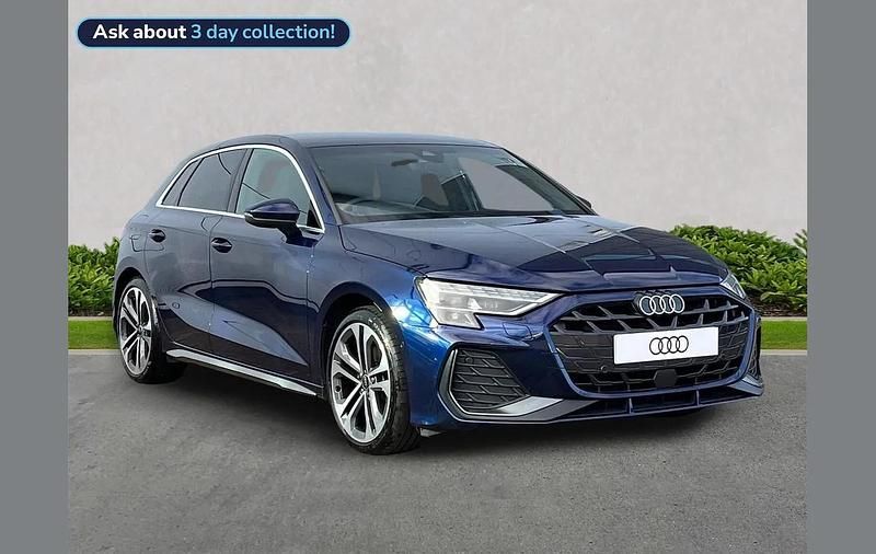 Used Audi A3 S-Line 116 HP (85 kW) 2024 Blue Hatchback
