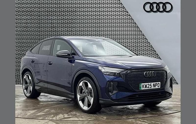Used Audi Q4 Sportback e-tron Black Edition 210 kW (286 HP) 2025 Blue SUV