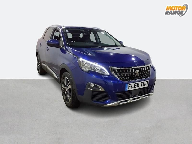 Blue Used 2018 Peugeot 3008 Allure Hatchback | £10,895 (Fair price) - Image 1/4