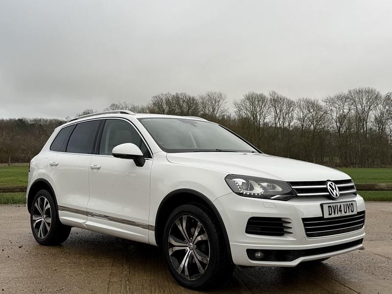 Used VW Touareg R-line 2014 White SUV